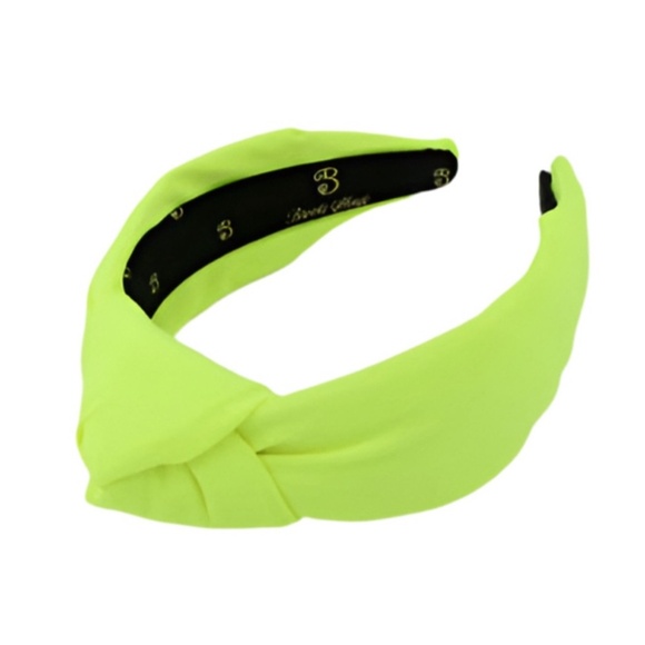 Brooke Shade Accessories - 302. NEW The Brooke Shade Neon Yellow Neoprene Headband